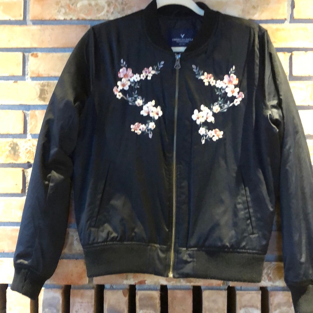 Embroidered American eagle bomber - Picture 1 of 6